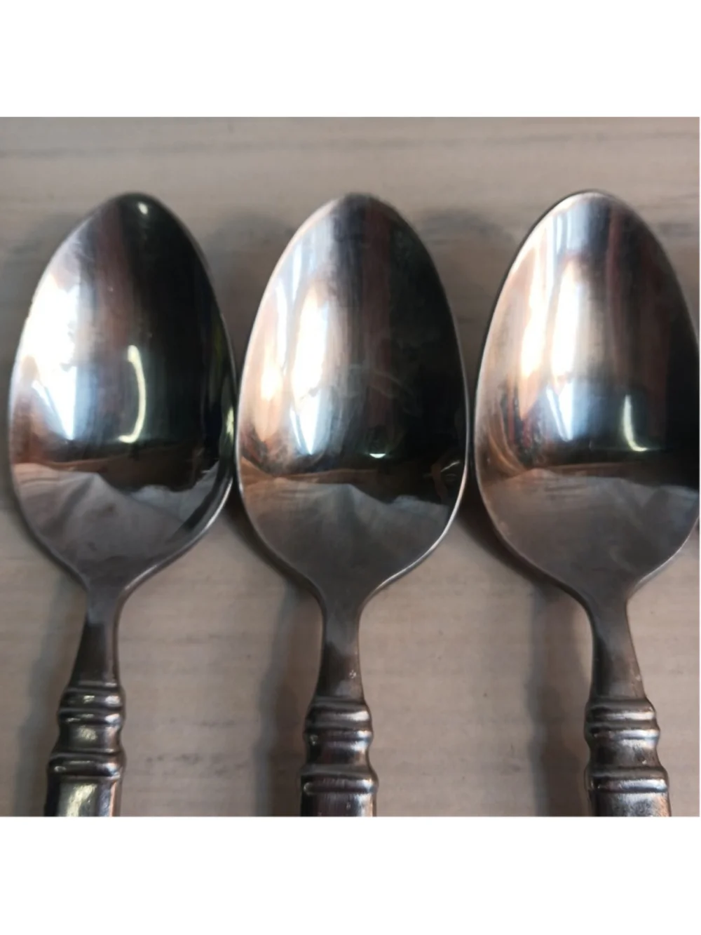 Set Of 5 Wallace Silver La Rochelle WAS205 Stainless Steel TABLESPOONS 7.25